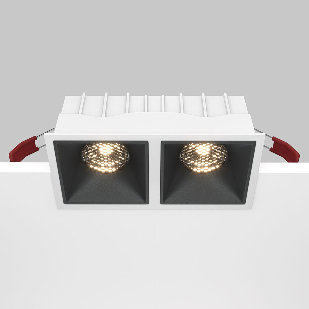 Faretti Led Doppio Acquista faretto da incasso a led Maytoni Alfa bianco e nero luce calda