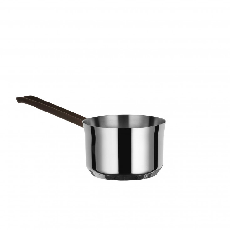 Casseruola a manico lungo in acciaio inossidabile fondo magnetico diametro 14"