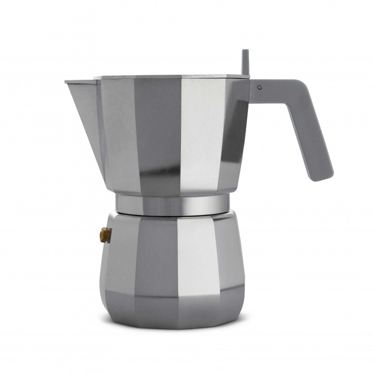 Caffettiera per caffè moka in fusione di alluminio 6 Tazze