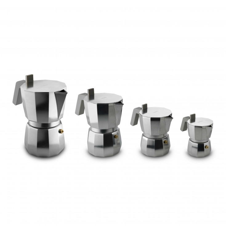 Caffettiera per caffè moka in fusione di alluminio