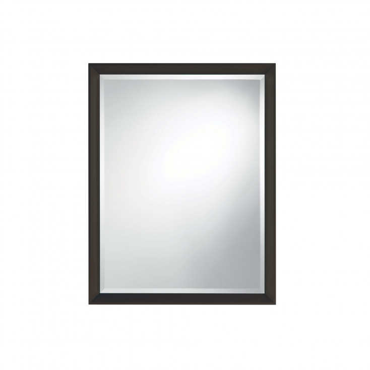 Specchiera moderna con cornice in alluminio verniciato sabbiato