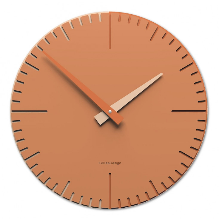 Orologio da parete rotondo in legno dal design moderno
