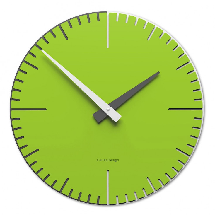 Orologio da parete rotondo in legno dal design moderno