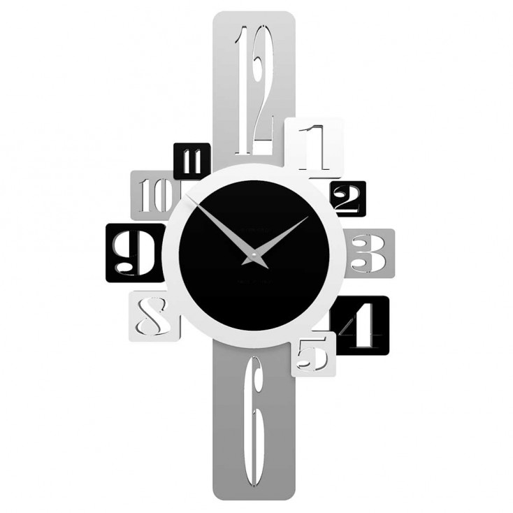 Orologio da parete in legno per cucina o soggiorno di design moderno