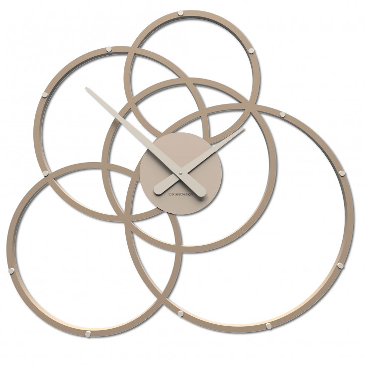 Orologio da parete in legno dal design moderno per salotto o ufficio