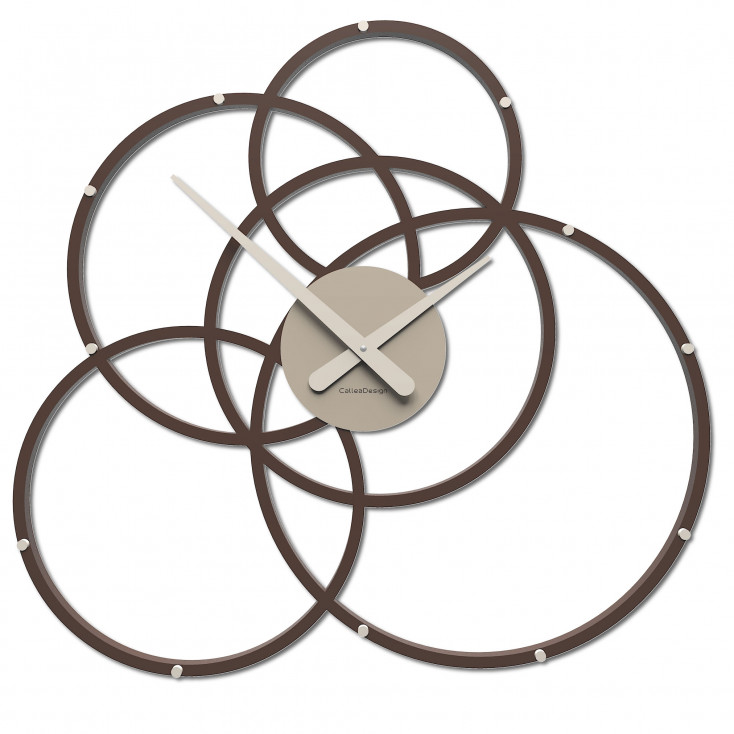 Orologio da parete in legno dal design moderno per salotto o ufficio