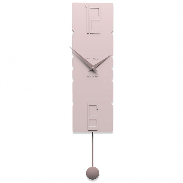 Orologio da parete a pendolo in legno dal design moderno ed elegante