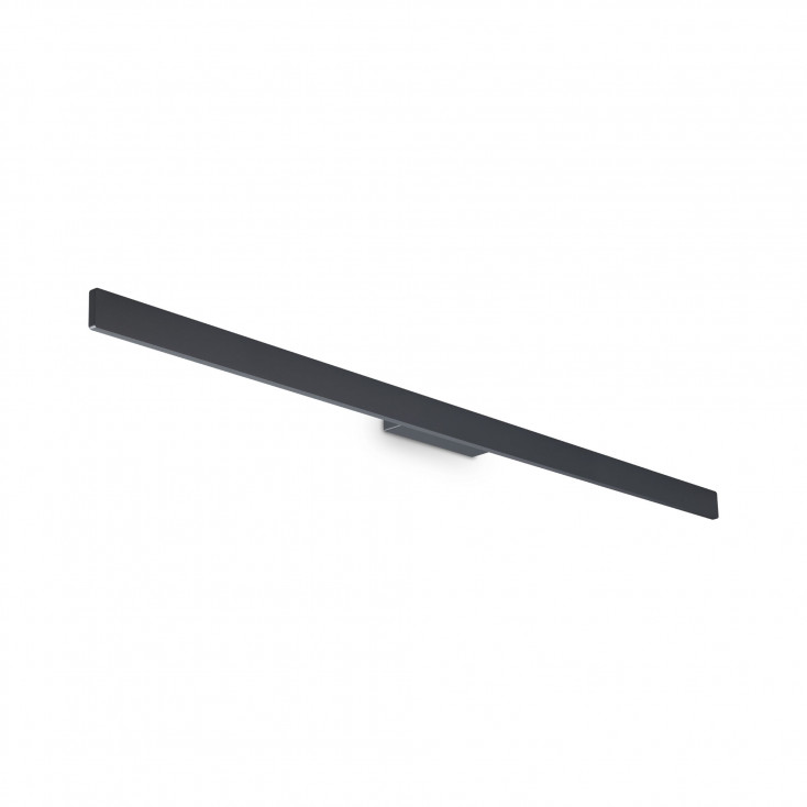 Applique a led per esterni grande in alluminio e diffusore in vetro