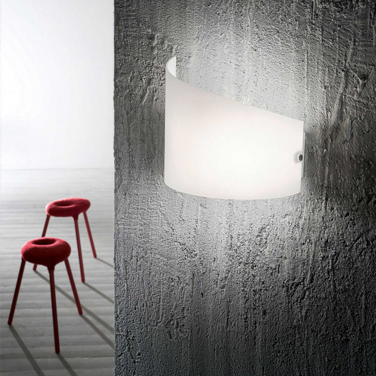Applique da parete moderna diffusore in vetro lampada a risparmio energetico
