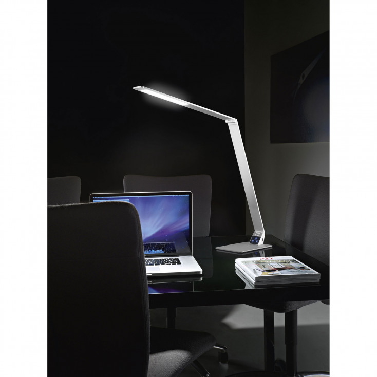 Lampada da scrivania a LED dimmerabile e orientabile in metallo design moderno