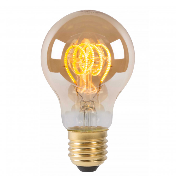 Lampadina A60 - Bulbo a filamento LED dimmerabile - Ø 6 cm - E27