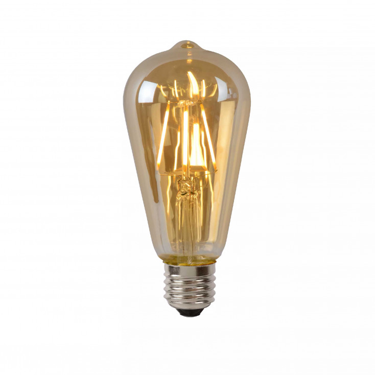 Lampadina ST64 - Bulbo a filamento LED dimmerabile - Ø 6,4 cm - E27