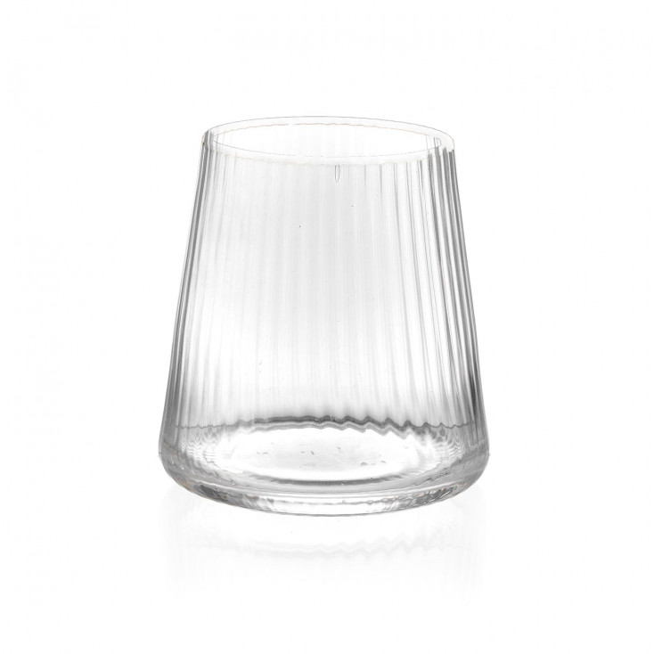 Set 6 pezzi bicchieri tumbler in vetro per acqua