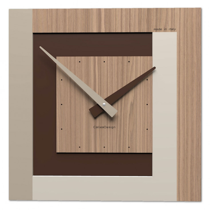 Orologio da parete in legno piccolo per soggiorno
