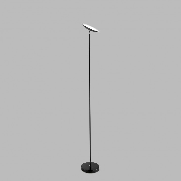 Piantana a LED con struttura in metallo e paralume orientabile design moderno