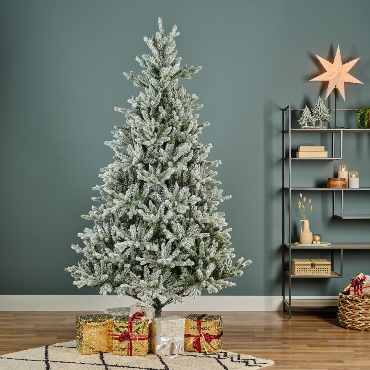 Albero di natale Pino di Allison innevato h.210