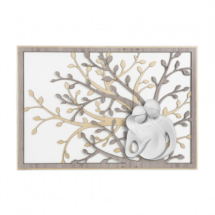 Quadro moderno grande in stile moderno con coppia abbracciata