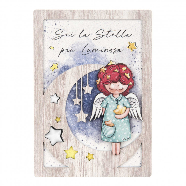 Bomboniera Comunione - Angeli dei Sogni con stella Femmina