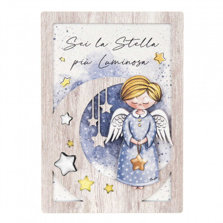 Bomboniera Comunione - Angeli dei Sogni con stella Maschio