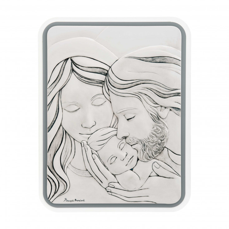 Capezzale grande colorato moderno la sacra famiglia per camera da letto