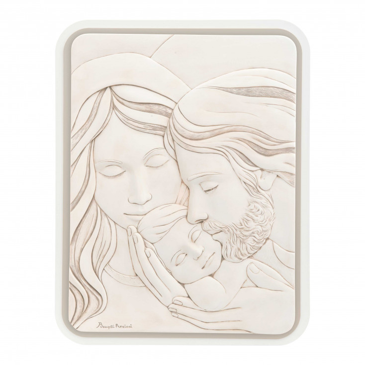 Capezzale grande colorato moderno la sacra famiglia per camera da letto