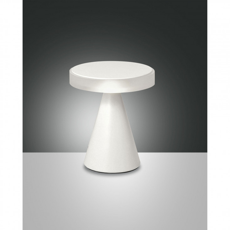 Lampada da comodino a Led dimmerabile struttura in metallo dal design moderno