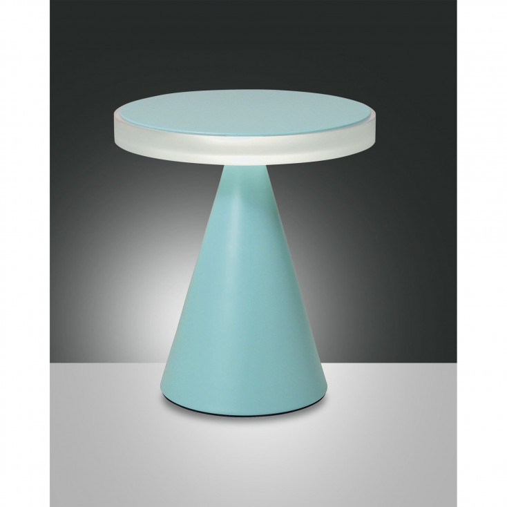 Lampada da tavolo a Led dimmerabile struttura in metallo dal design moderno