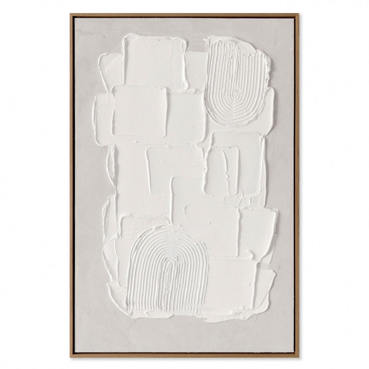 Quadro moderno astratto dipinto a mano con acrilici su tela Balai 60x90