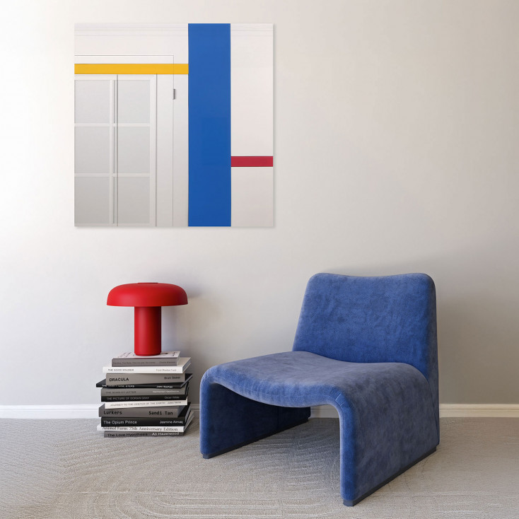 Specchio da parete dal design moderno Essenza 100x100
