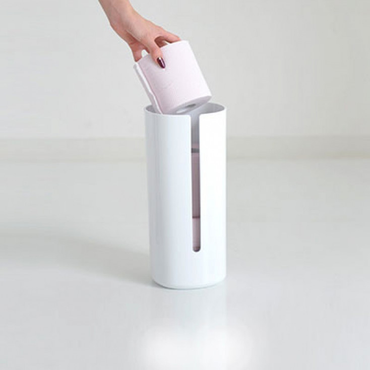 Contenitore per rotoli di carta igienica