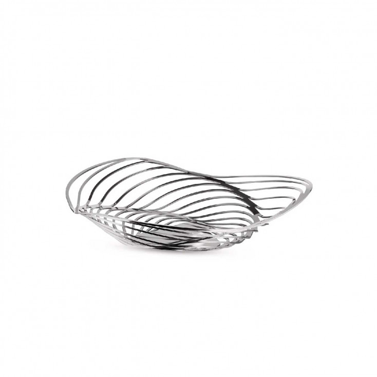 Fruttiera in acciaio dal design moderno ed elegante