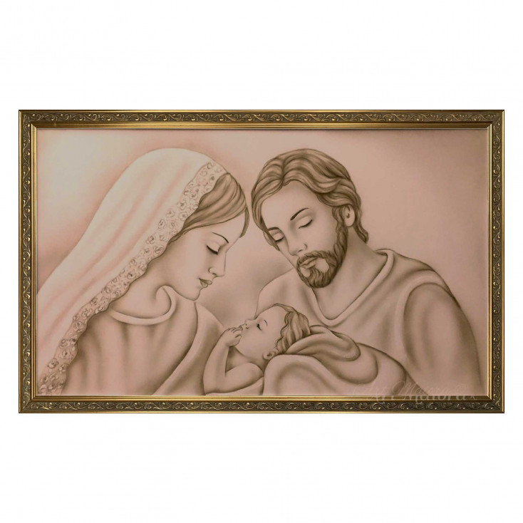 Capoiletto moderno dipinto a mano su tela Unione 110x65