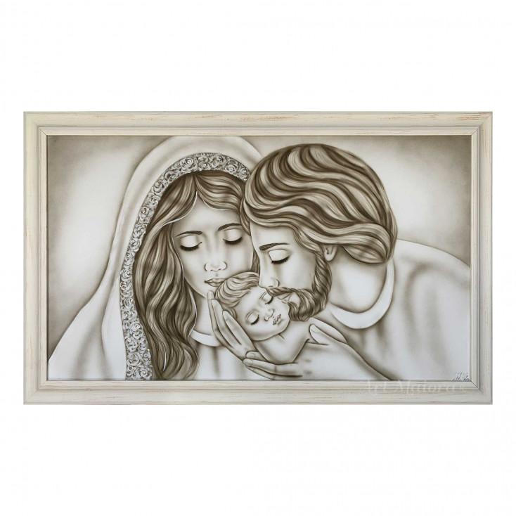 Capoletto capezzale con maternita per camera da letto Nido d'Amore 110x65