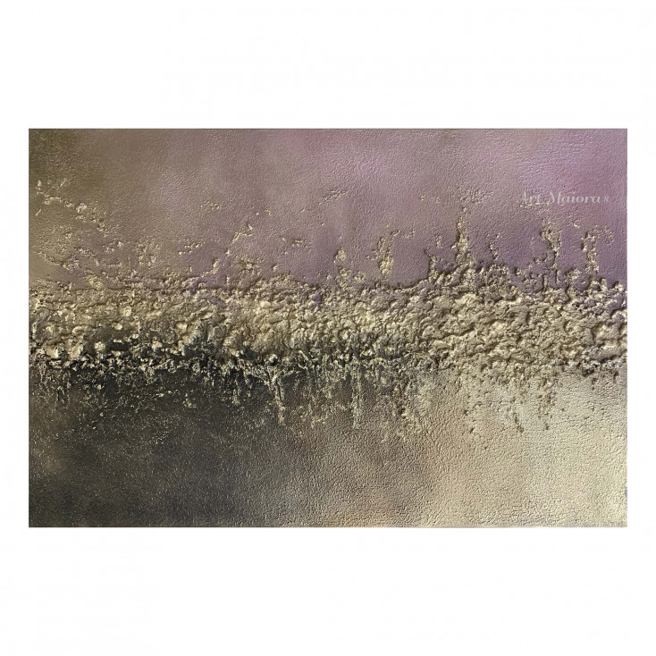 Quadro astratto moderno dipinto a mano su tela in cotone "La Vie en Rose" 120x80