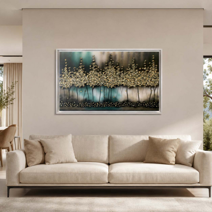 Quadro astratto su tela di cotone Notte Romantica 120x80