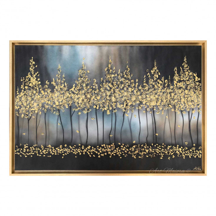 Quadro astratto su tela di cotone Notte Romantica 150x80