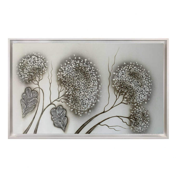 Quadro con fiori su tela Ortensie 110x65