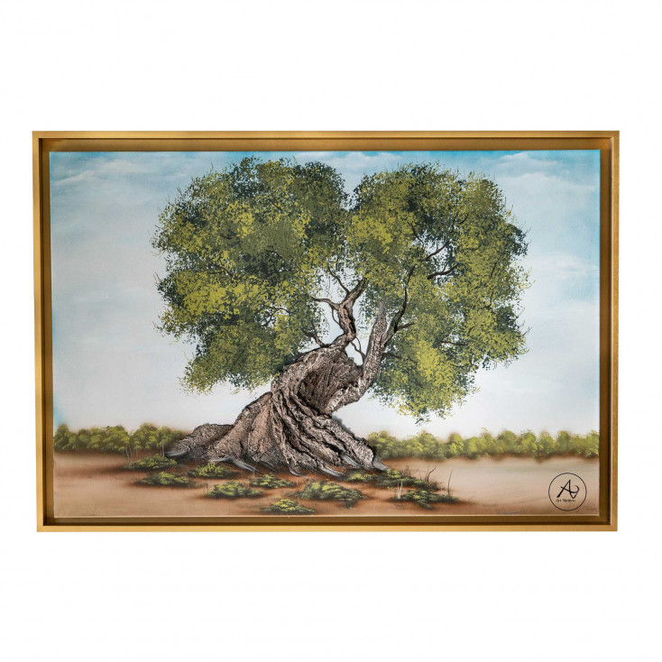 Quadro con paesaggio acrilico su tela Amore Secolare 120x80