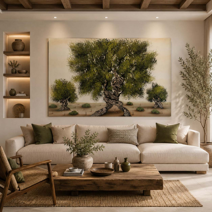 Quadro moderno a tema paesaggistico naturale Tramonti Romantici 150x100