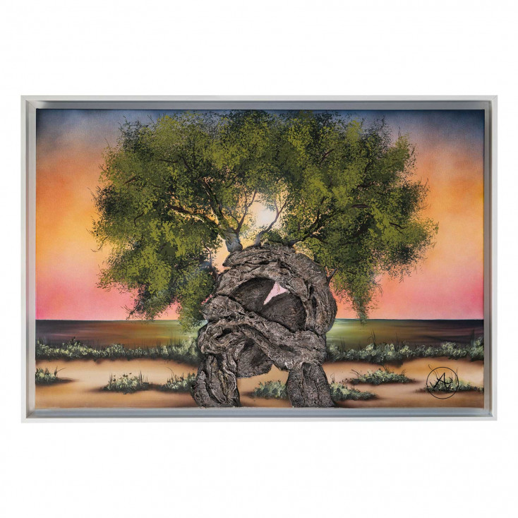 Quadro moderno acrilico su tela Luce di Puglia 120x80