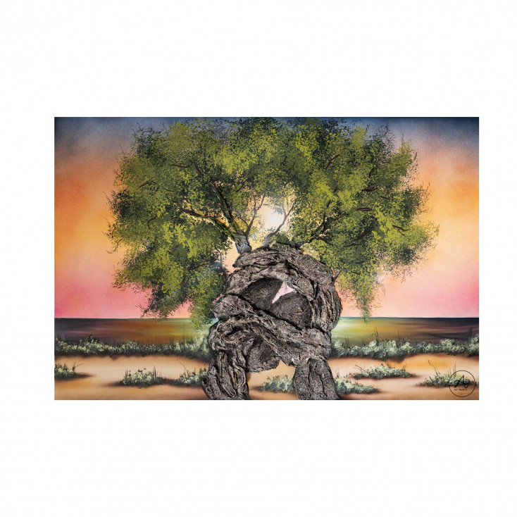 Quadro moderno acrilico su tela Luce di Puglia 150x100