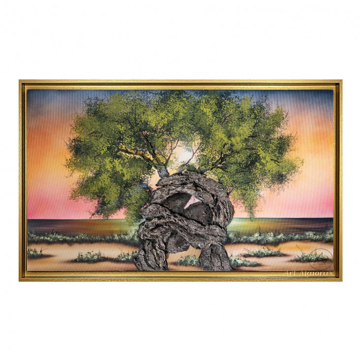 Quadro moderno acrilico su tela Luce di Puglia 150x80