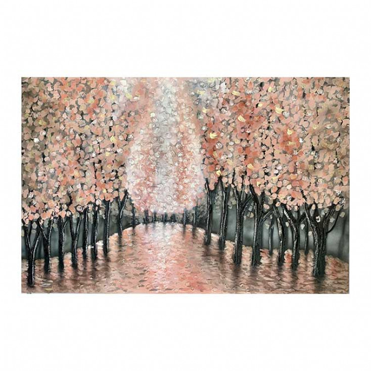 Quadro moderno acrilico su tela Sentiero Romantico 150x100