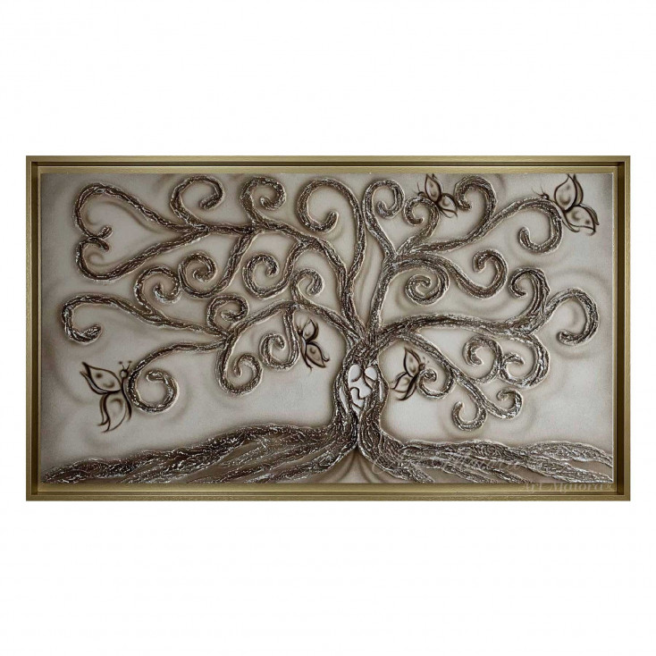 Quadro moderno dipinto a mano Albero della Vita 150x100