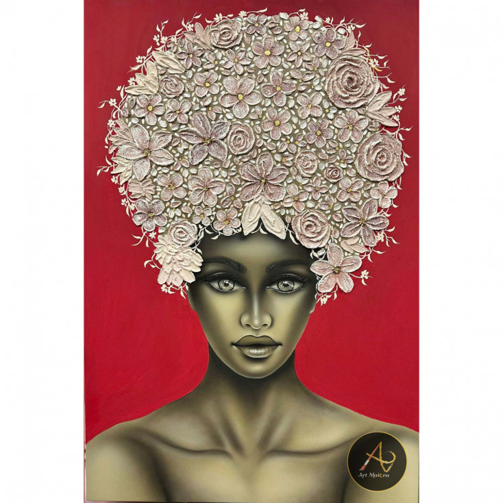 Quadro moderno dipinto a mano Spring Soul 100x150