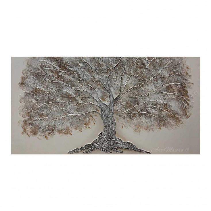 Quadro moderno dipinto su tela Quercia 150x100