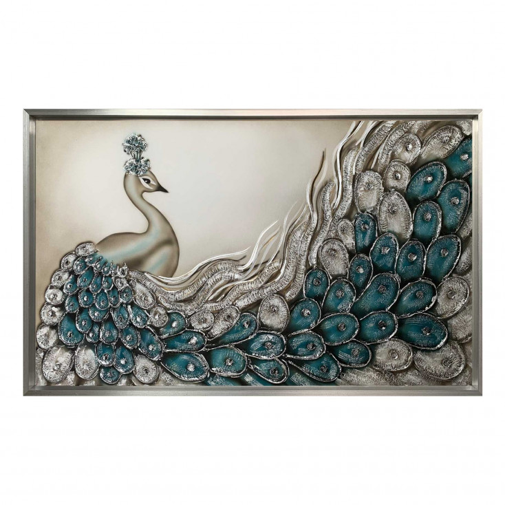 Quadro moderno su tela dipinta a mano Narciso 110x65
