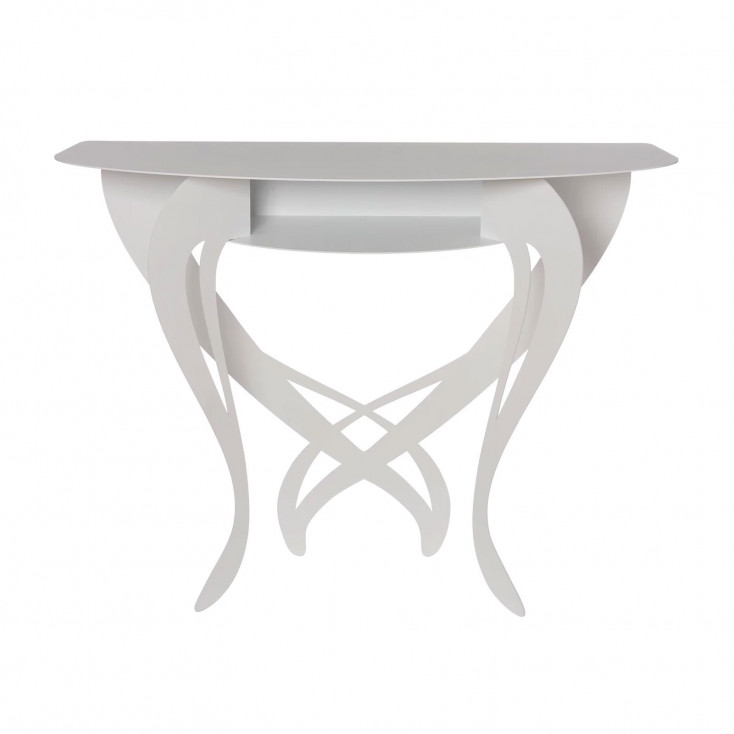 Consolle per ingresso grande in metallo dal design moderno ed elegante