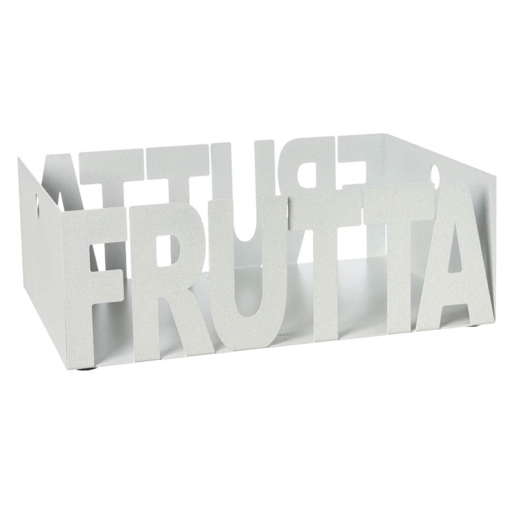 Fruttiera in metallo design moderno