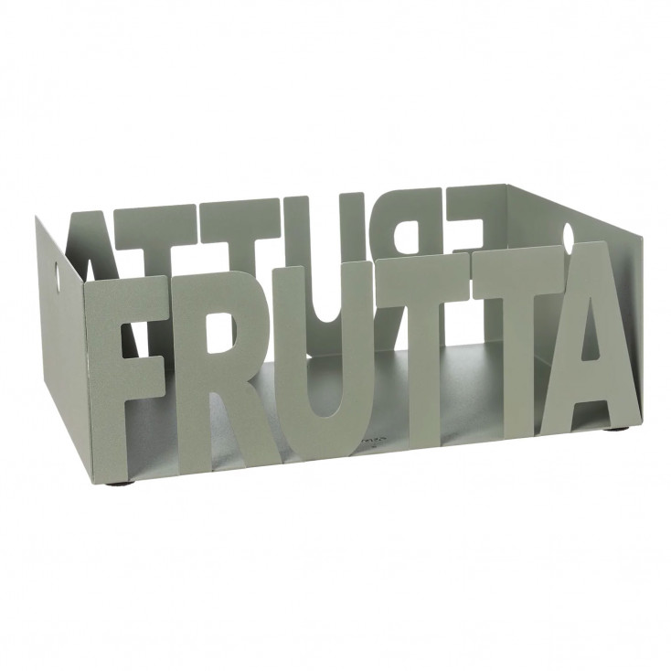 Fruttiera in metallo design moderno